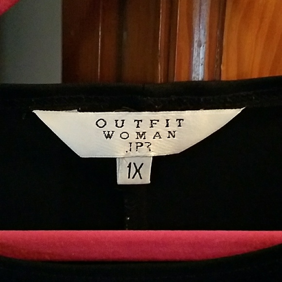 Outfit Woman JPR 1X black shift dress - Picture 2 of 4